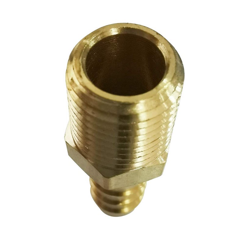Legines 1/4" NPT Male to 3/8" Barb Fitting, Brass barbed Adapter Straight Connector 2 pcs - Image 4